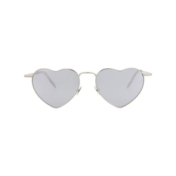 Saint Laurent SL 301 LouLou Metal-Frame Sunglasses Silver Unisex-Adult - Picture 1 of 6